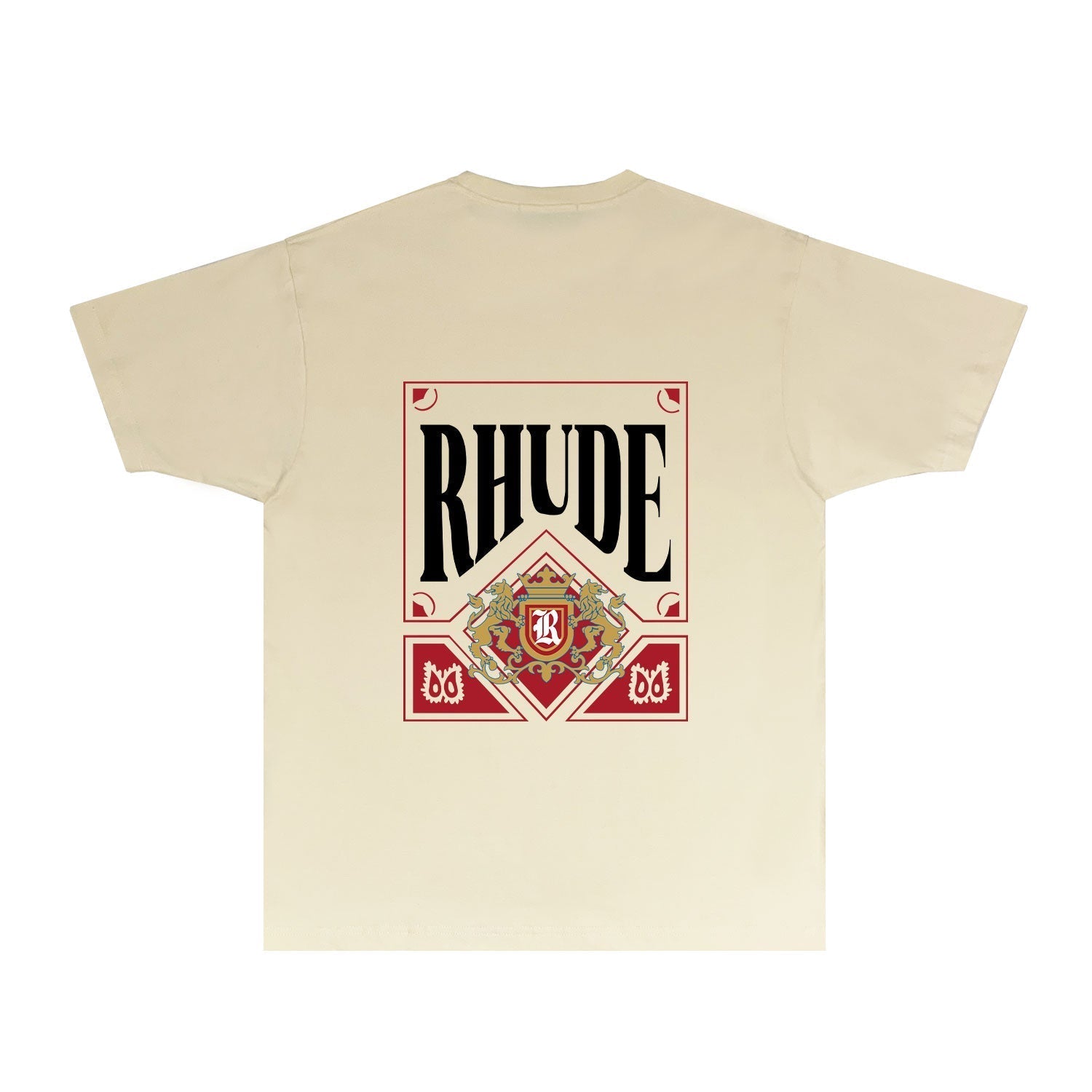 Rhude T Shirts Printed Trendy Pure Cotton
