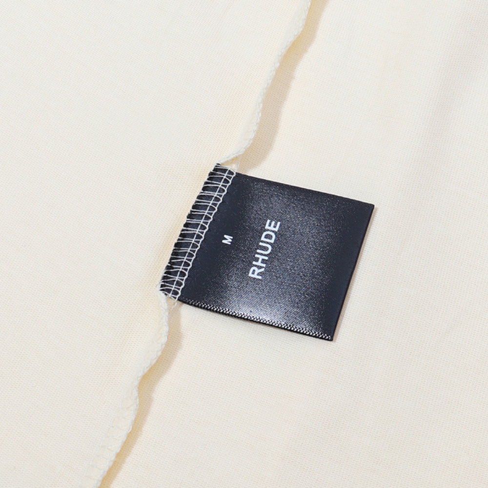 Rhude T Shirt Sunset Design Sense Printed Short Sleeve T-Shirt