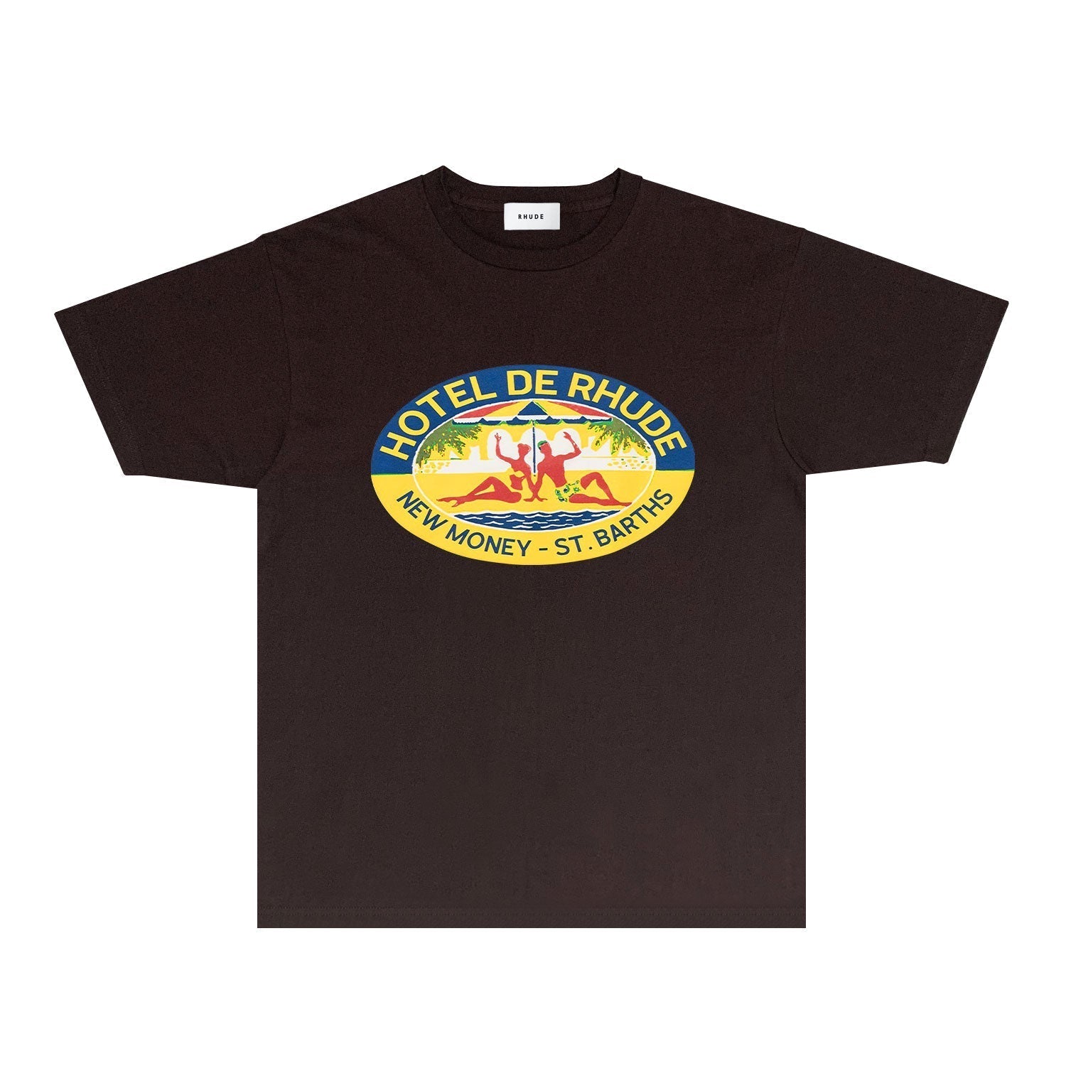 Rhude T Shirts Printed Trendy Pure Cotton