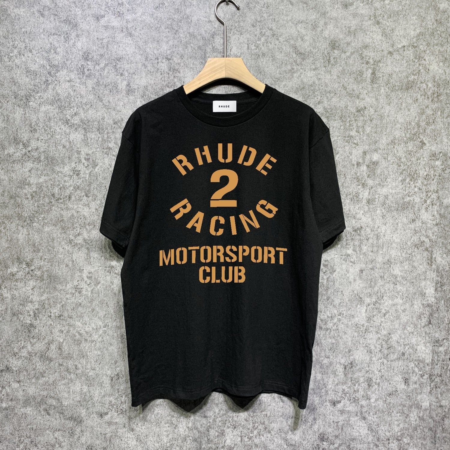Rhude T Shirts Printed Trendy Pure Cotton