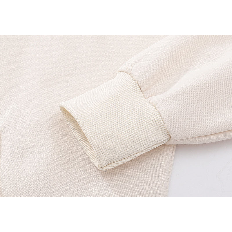 Kanye West Sunday Service Hoodie Fog Three-Dimensional Flocking Brushed Hoody Zipper Cardigan