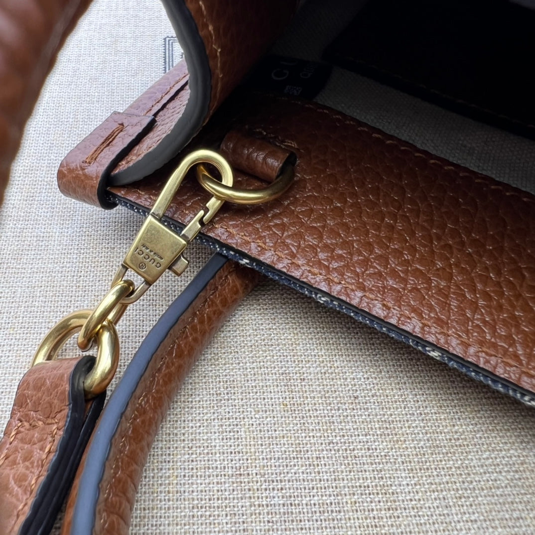 ＧＣＣＩDENIM GG MONOGRAM TOTE BAG BLUE