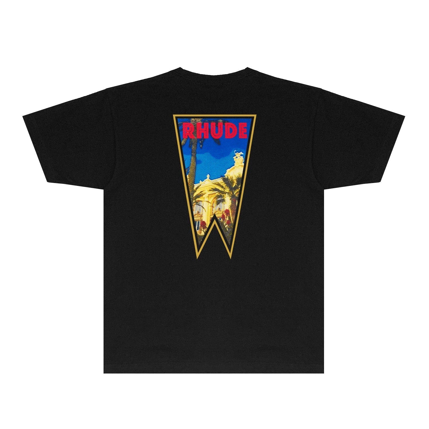 Rhude T Shirts Printed Trendy Pure Cotton
