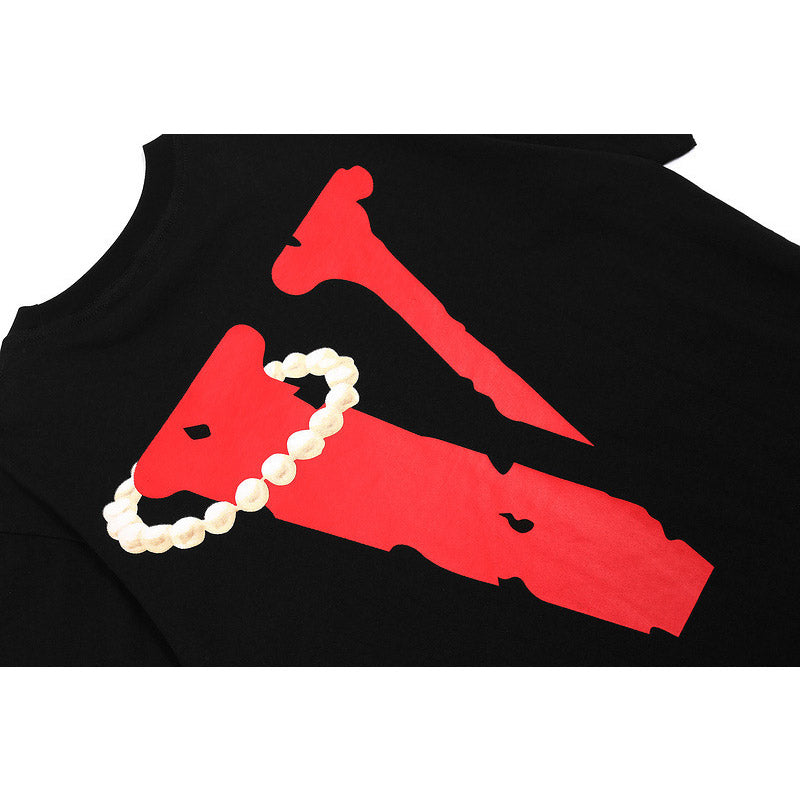 Vlone T Shirt Die Monroe Loose Male And Female Couple Short Sleeve T-Shirt