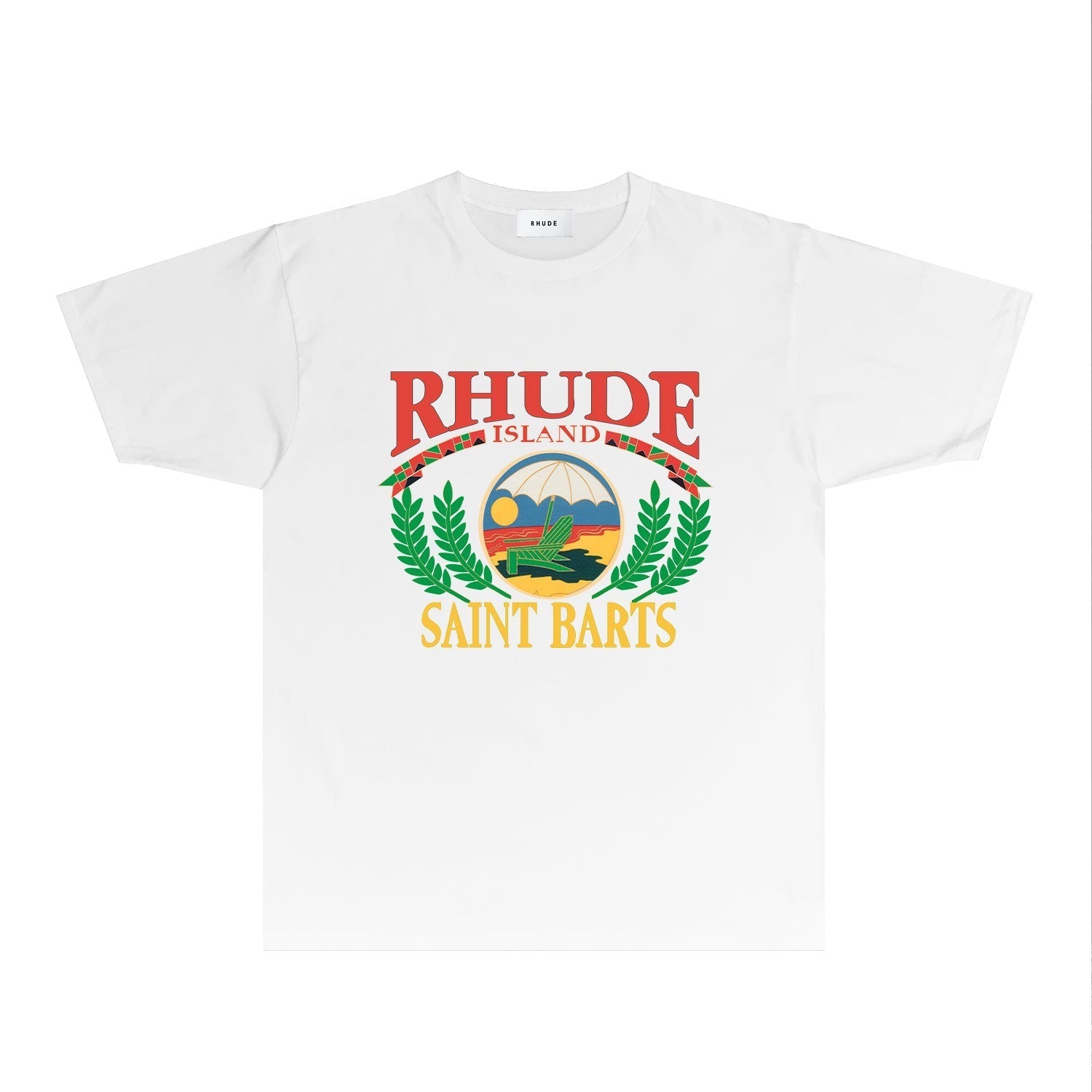 Rhude T Shirts Printed Trendy Pure Cotton