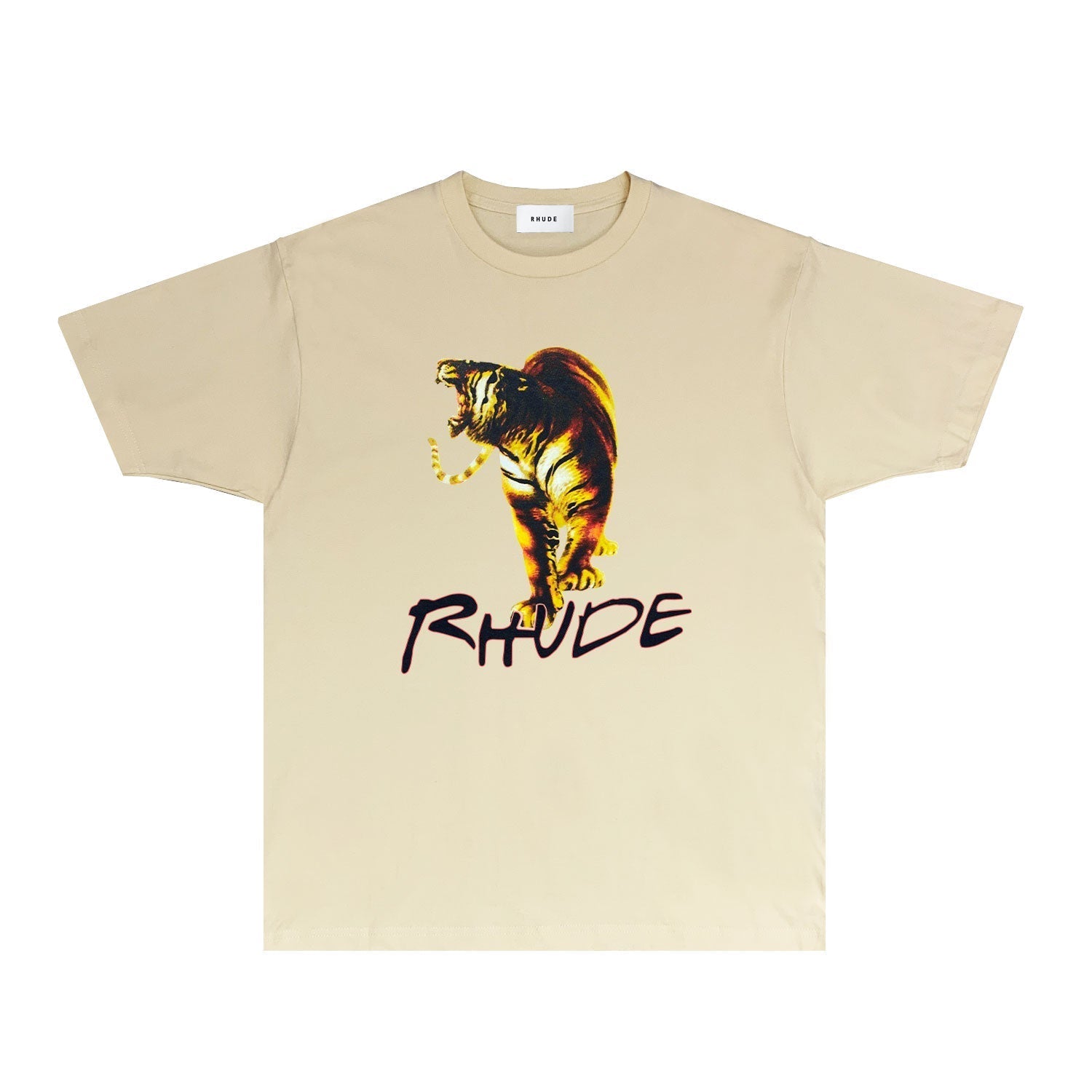 Rhude T Shirts Printed Trendy Pure Cotton