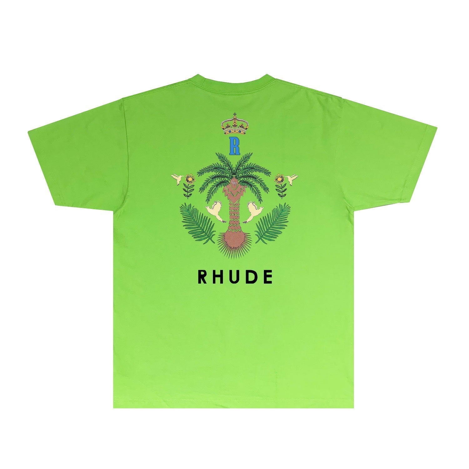 Rhude T Shirts Printed Trendy Pure Cotton