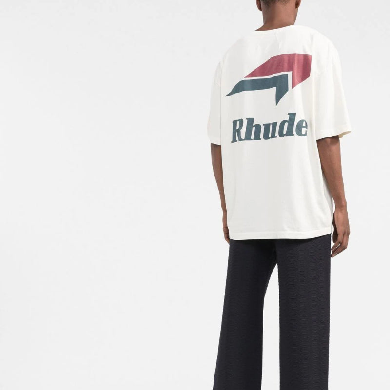 Rhude T Shirt Micro Label Arrow Letter Print Short Sleeve T-Shirt Half Sleeve Shirt
