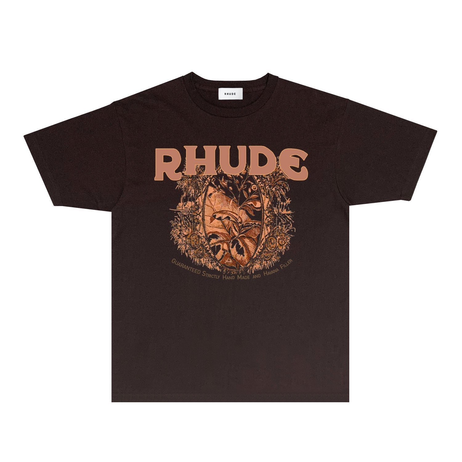 Rhude T Shirts Printed Trendy Pure Cotton