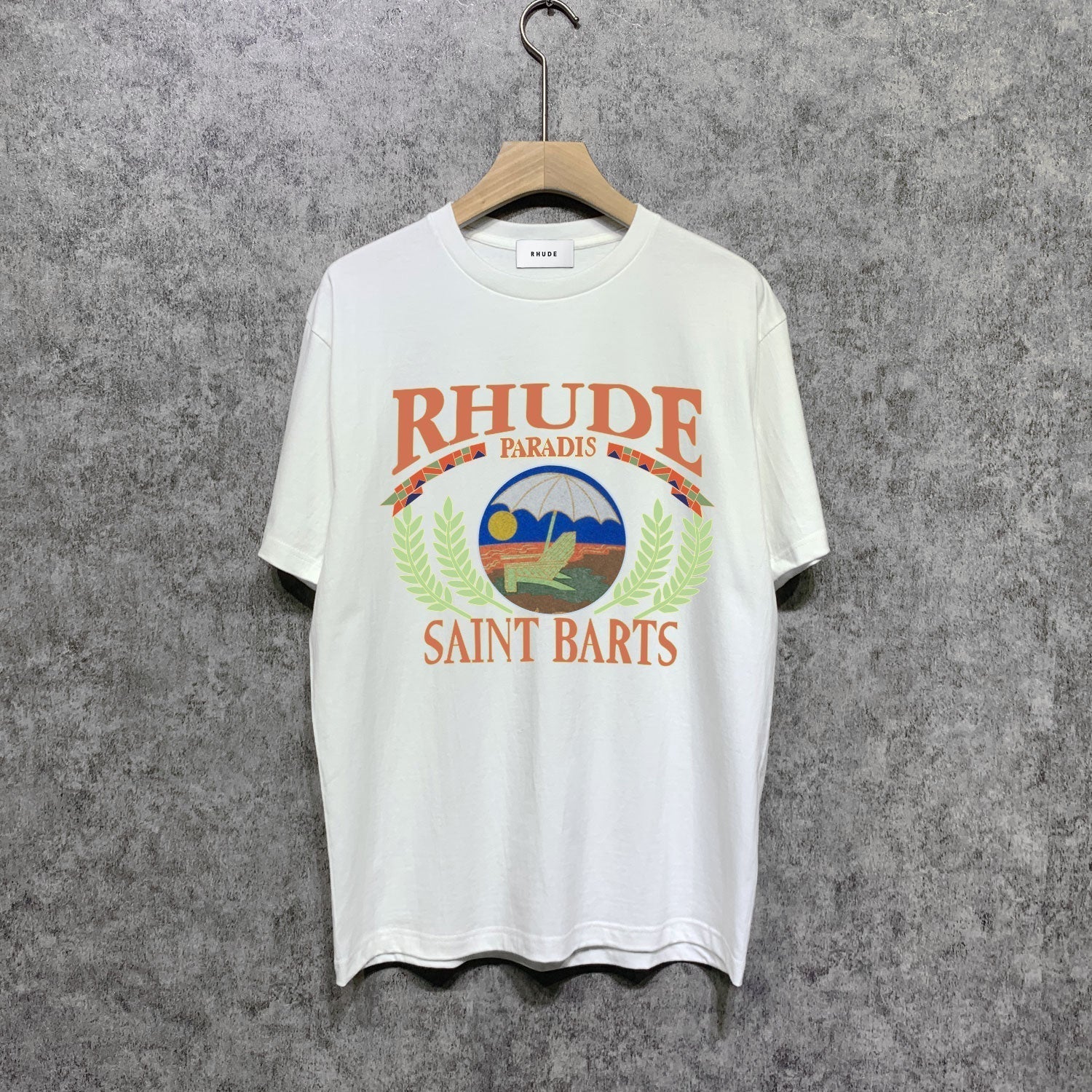 Rhude T Shirts Printed Trendy Pure Cotton