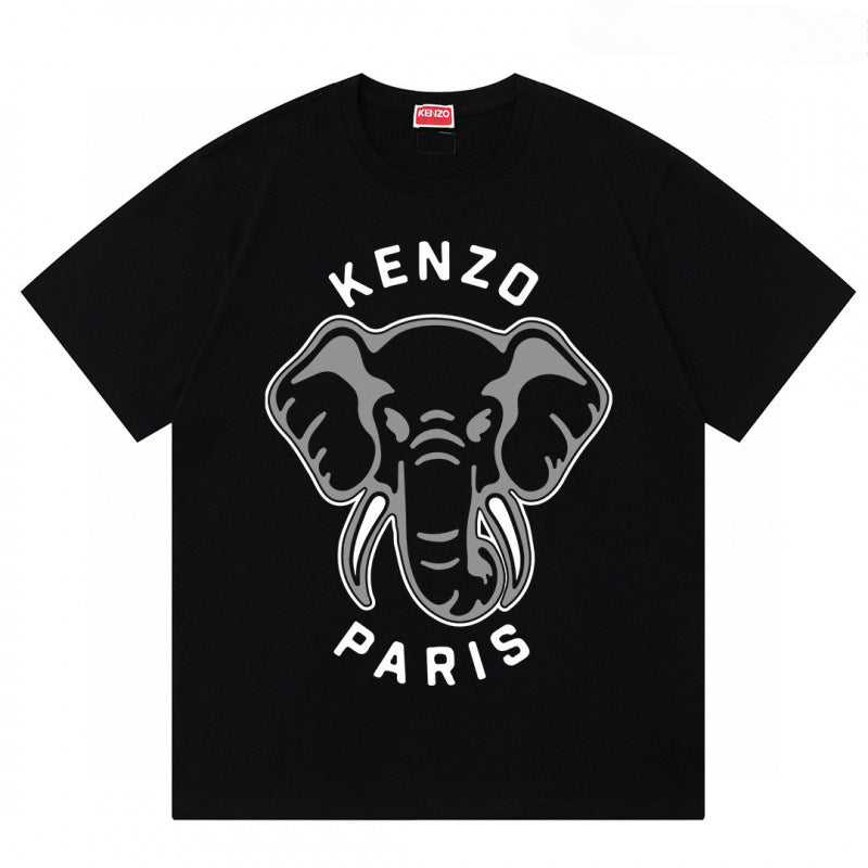 KENZO T Shirt Summer Tiger Head Casual