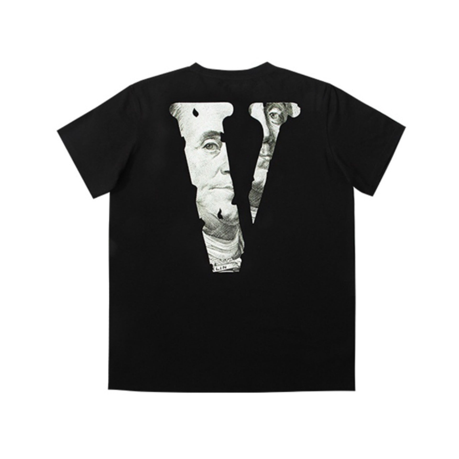 Vlone T Shirt Spring Big V Letter Short Sleeve