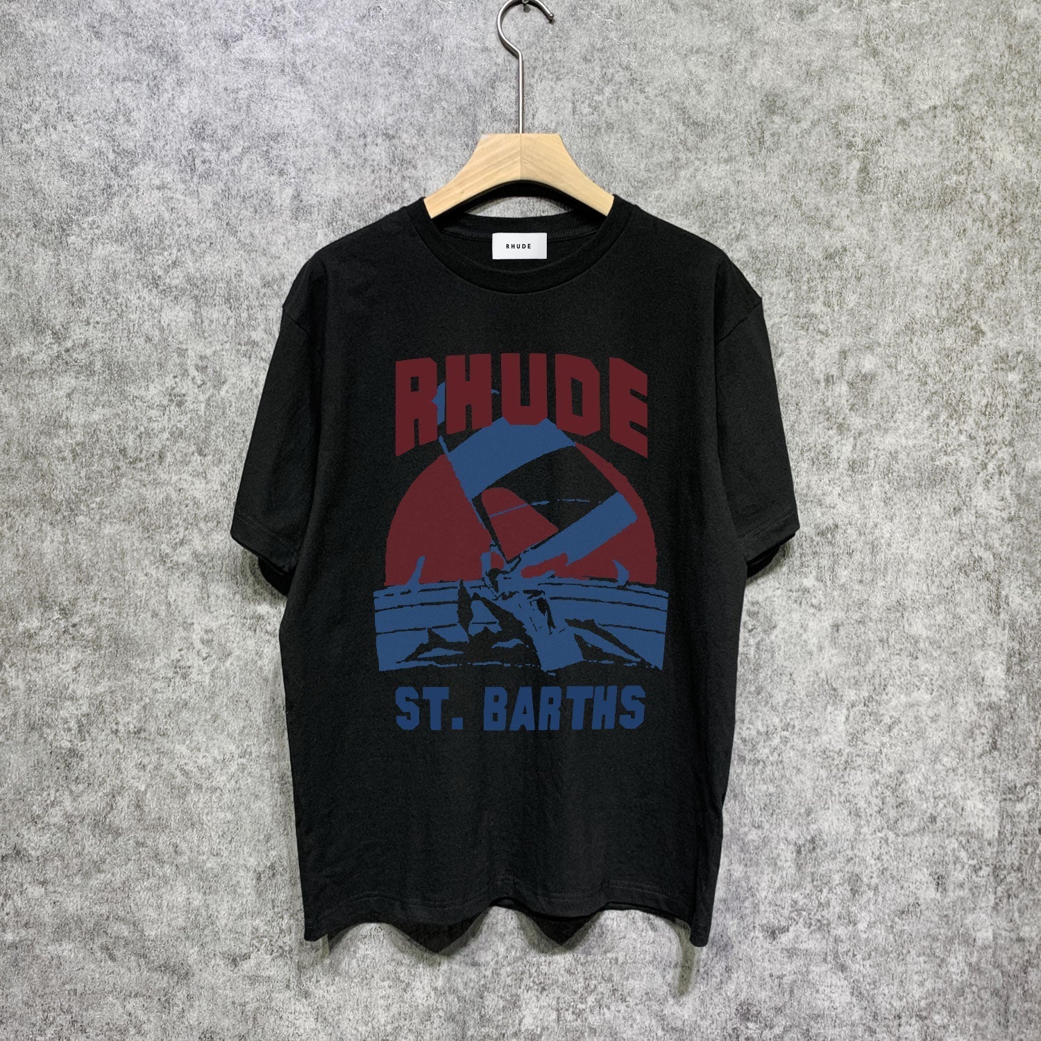Rhude T Shirts Printed Trendy Pure Cotton