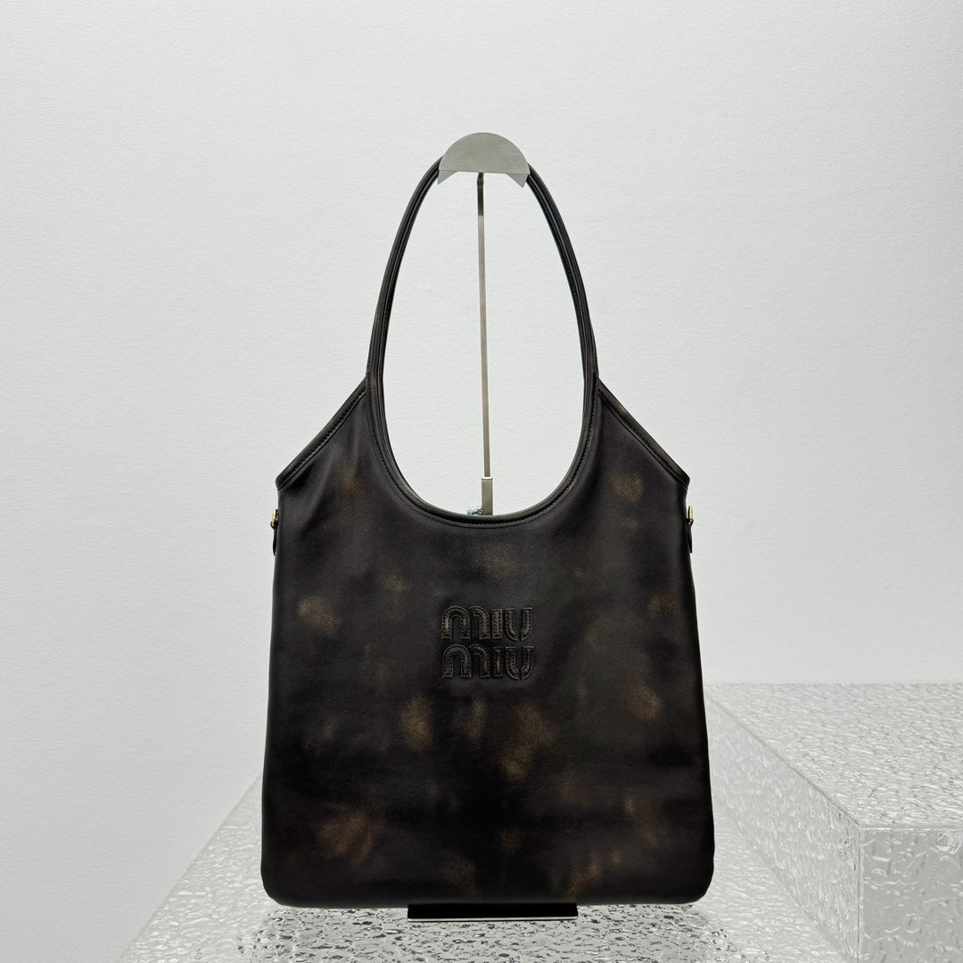 ＭＩ ＭＵ IVY LEATHER BAG COFFE