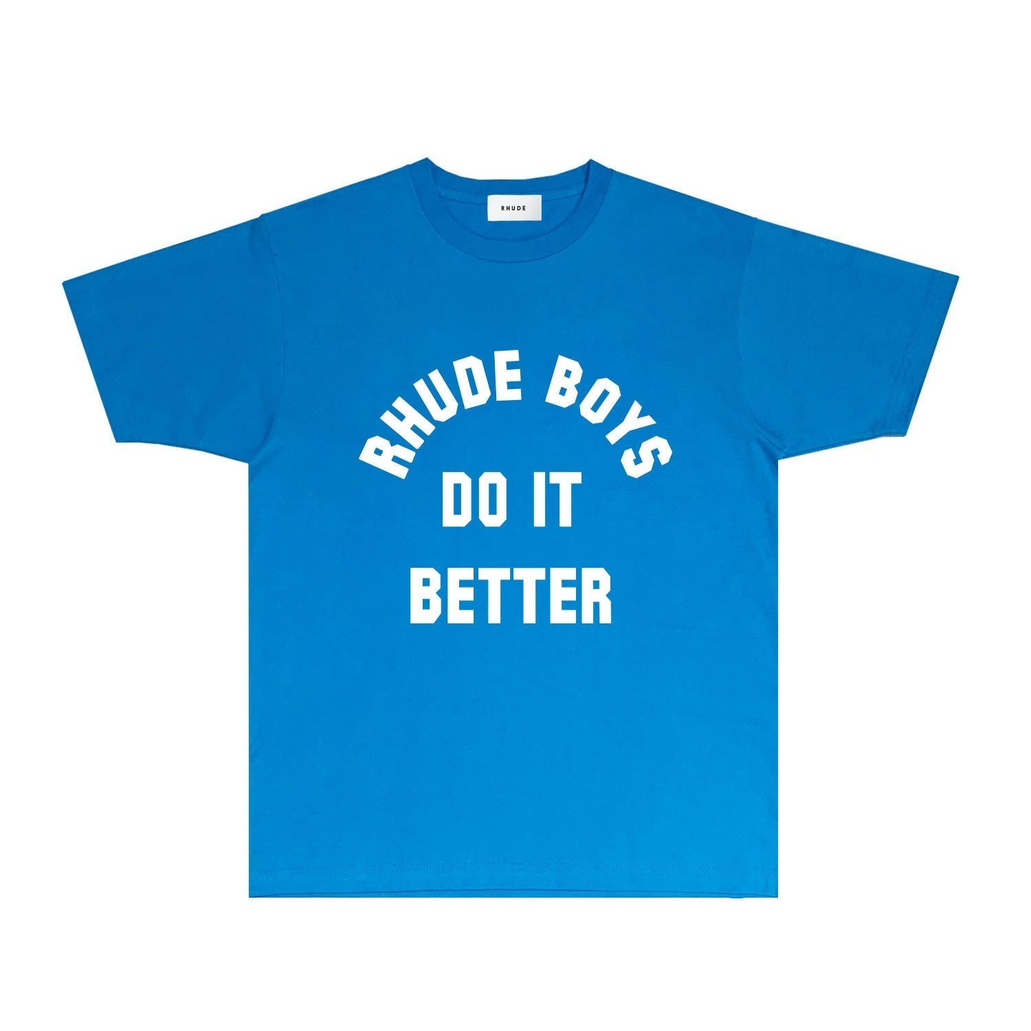 Rhude T Shirts Printed Trendy Pure Cotton
