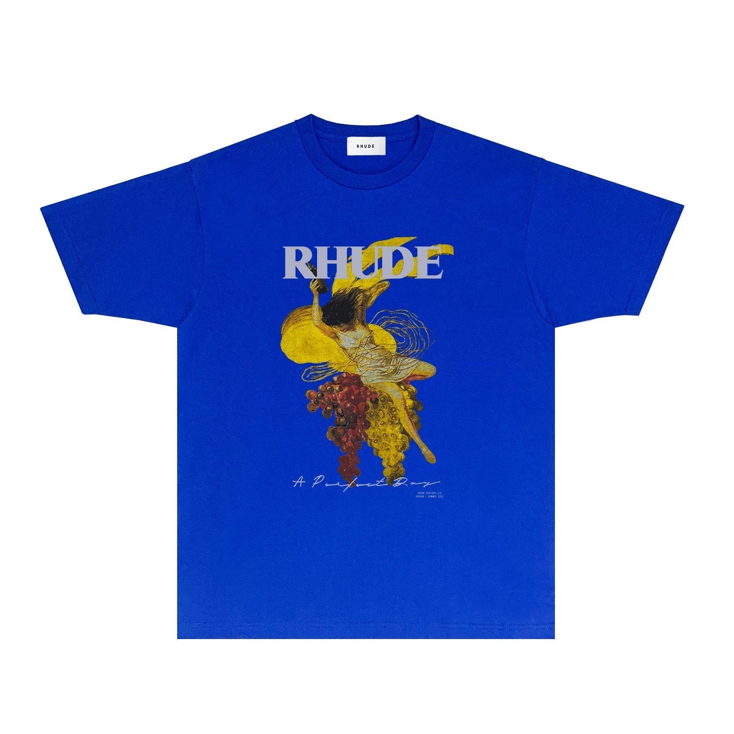 Rhude T Shirts Printed Trendy Pure Cotton