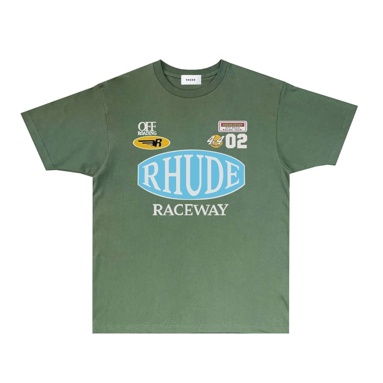 Rhude T Shirts Printed Trendy Pure Cotton
