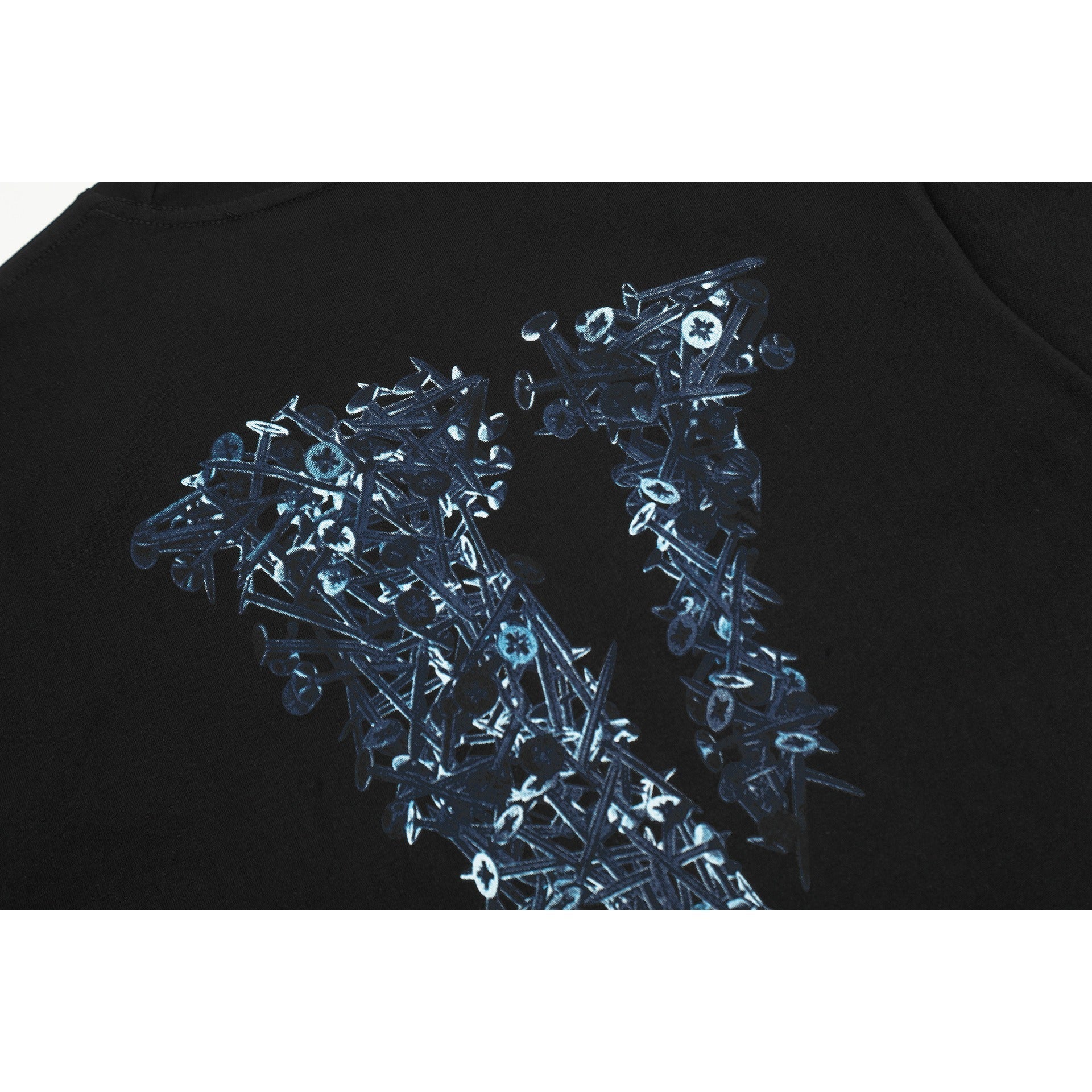 Vlone T Shirt Spring Summer Nail Pattern