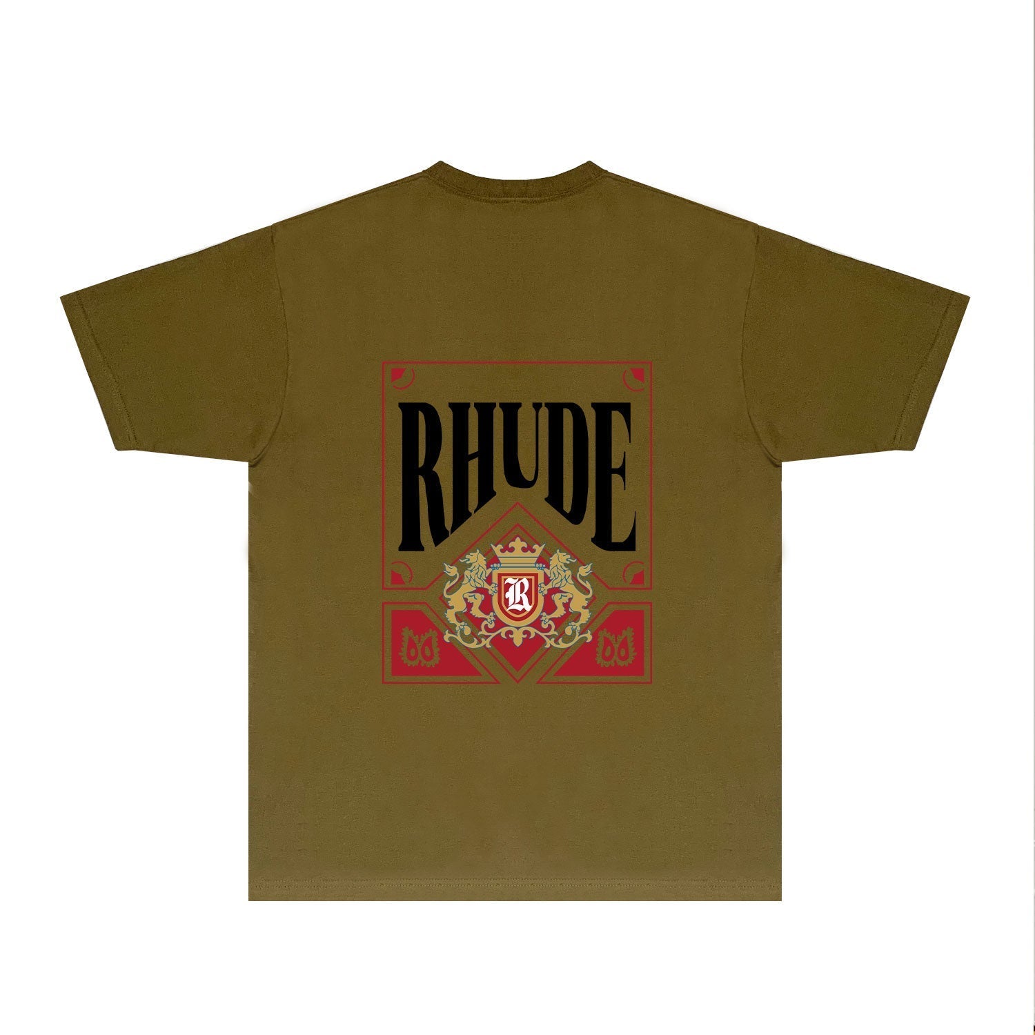 Rhude T Shirts Printed Trendy Pure Cotton