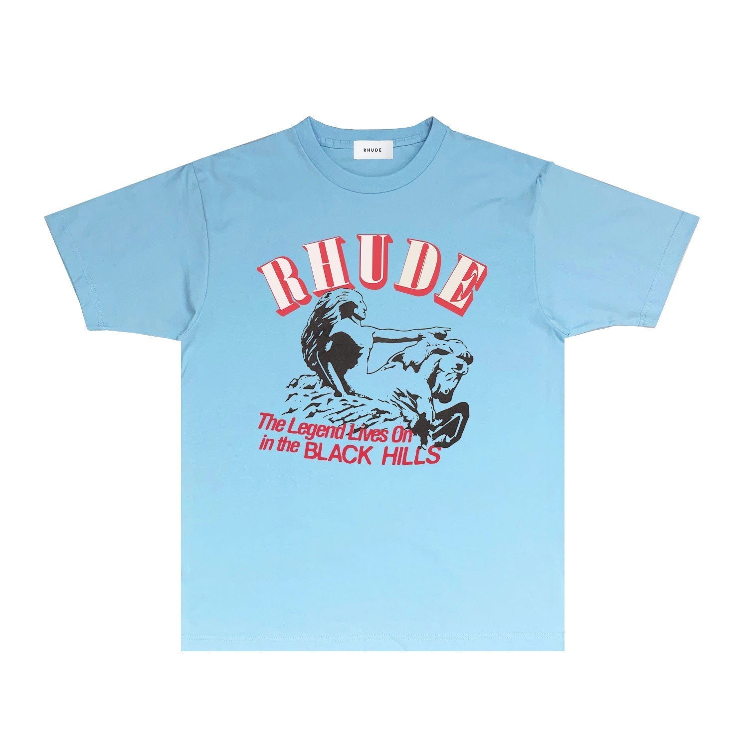 Rhude T Shirts Printed Trendy Pure Cotton