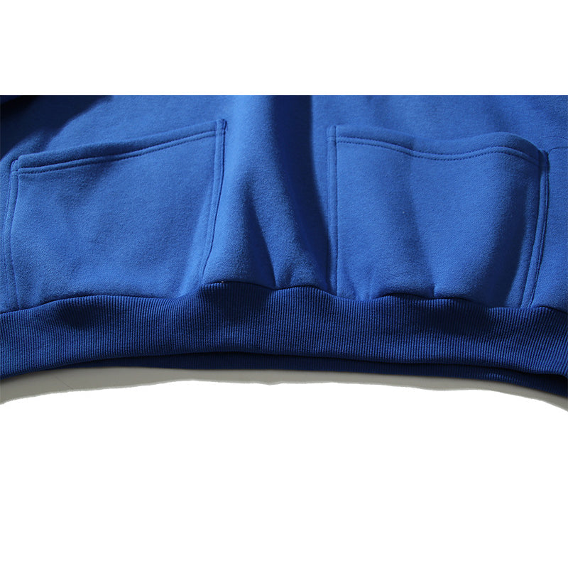 Kanye West Sunday Service Hoodie Autumn And Winter Solid Color Hooded Fleece Lined Sweater Loose