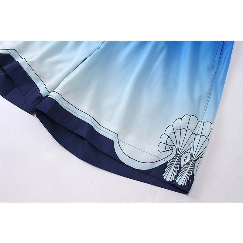 Casablanca Shirts And Shorts 2 Pieces Set Summer Short Shirt Shorts