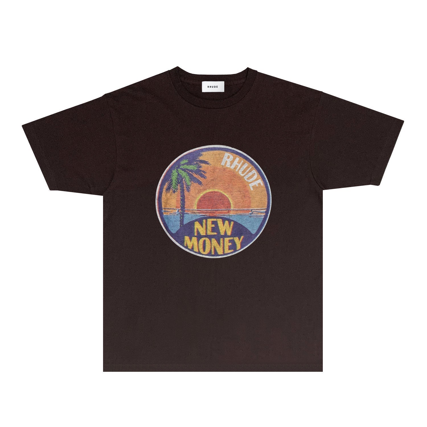 Rhude T Shirts Printed Trendy Pure Cotton