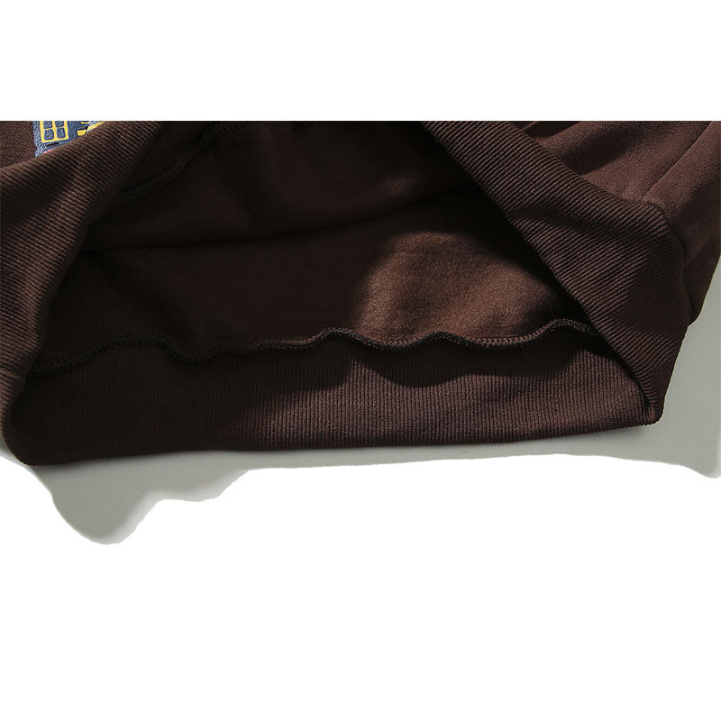 Kanye West Sunday Service Hoodie Autumn And Winter Letter Puff Print Hoodie Fleece-Lined
