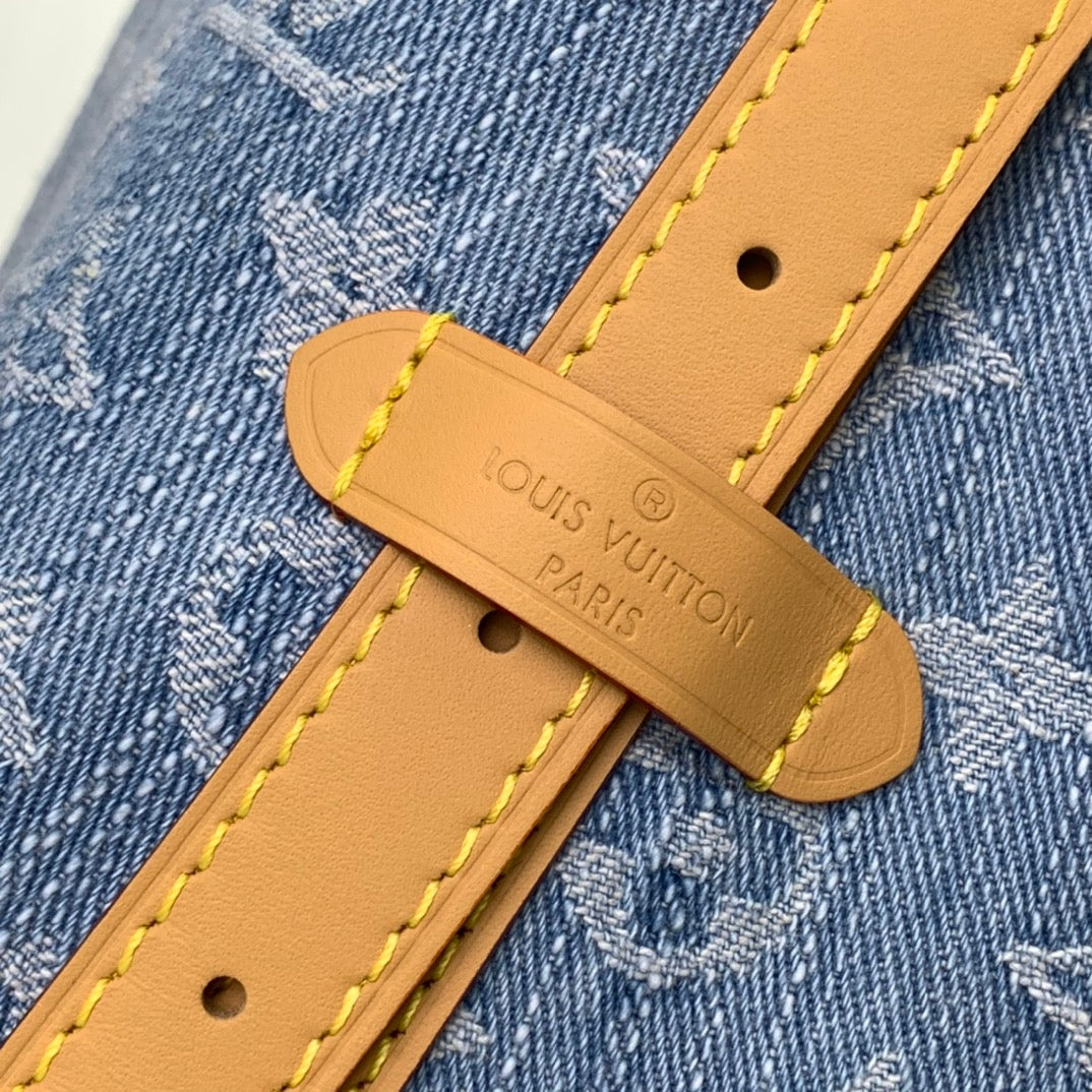 ＬＳ ＶＴＴＯＮ CARRYALL PM  MONOGRAM DENIM