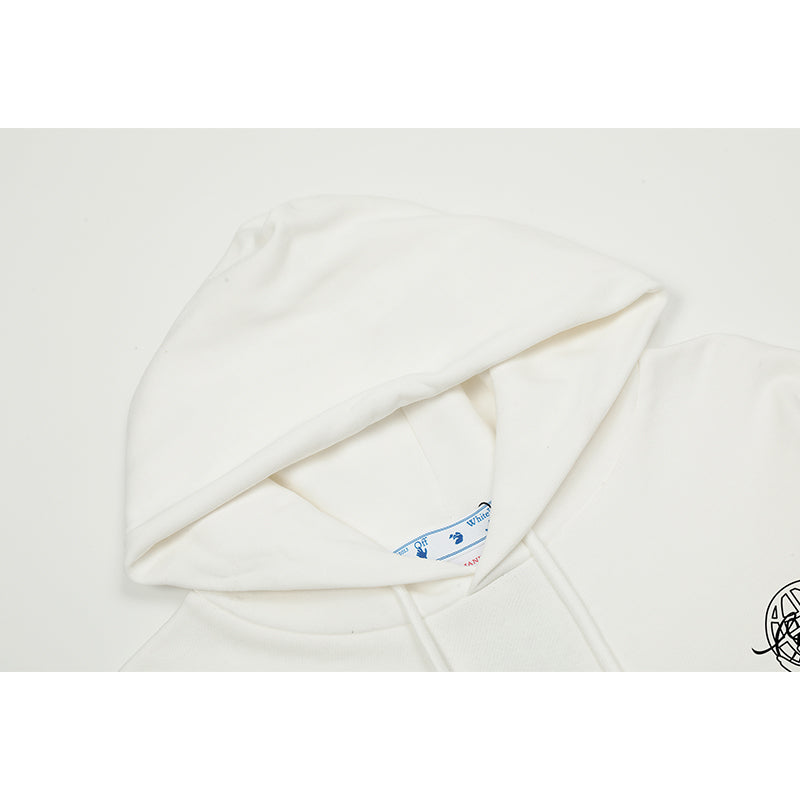 OFF WHITE Hoodie Trendy Street Style Personalized Cotton