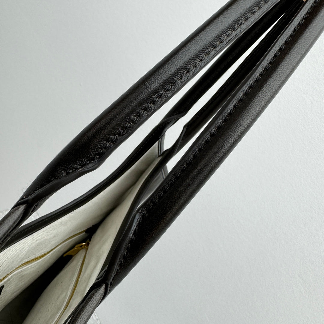 ＭＩ ＭＵ  IVY LEATHER BAG COFFE