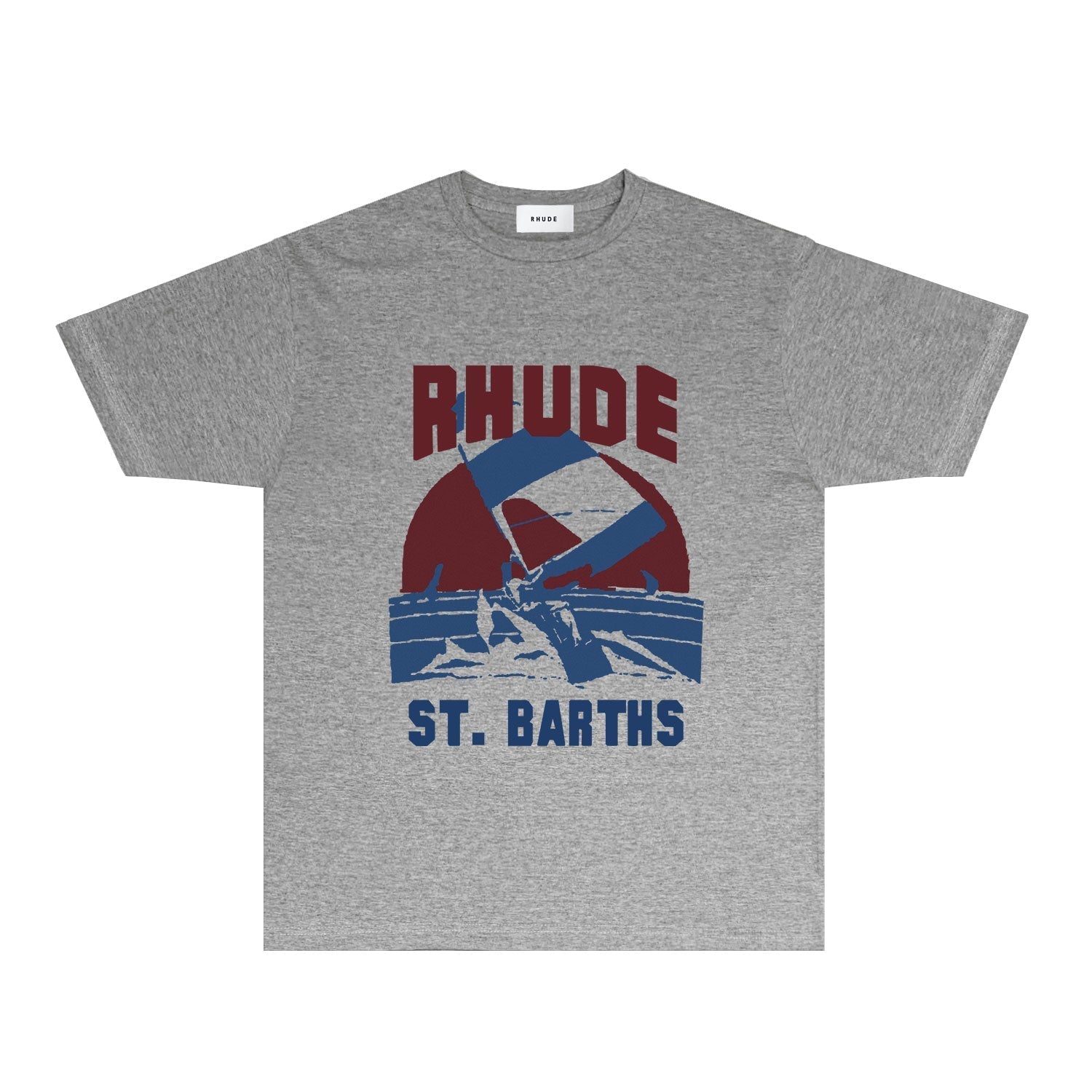 Rhude T Shirts Printed Trendy Pure Cotton
