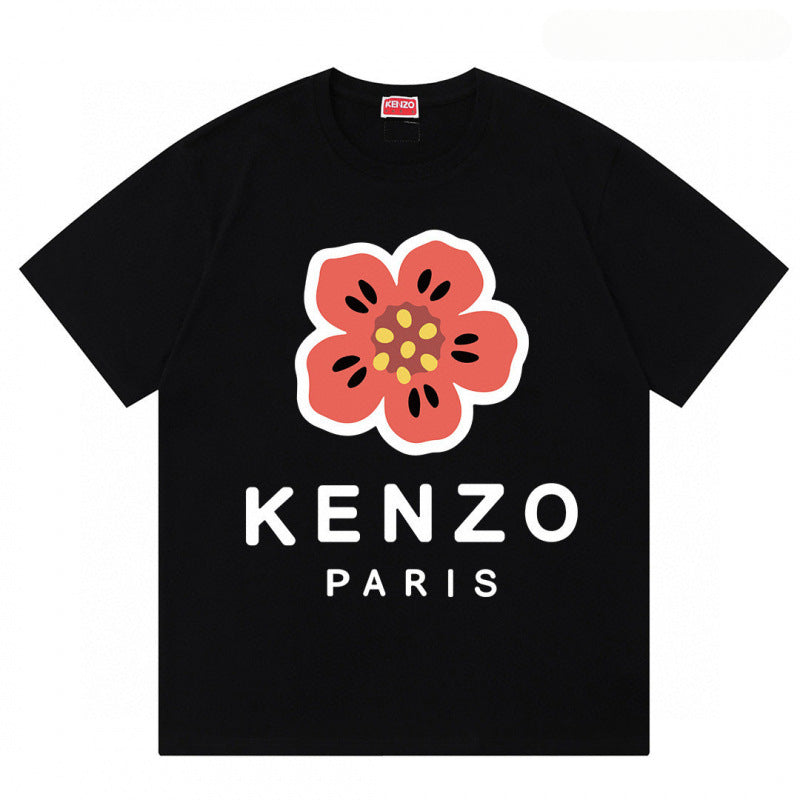 KENZO T Shirt Summer Tiger Head Casual
