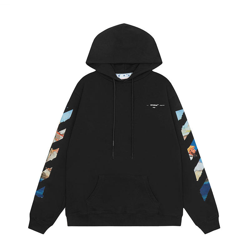 OFF WHITE Hoodie Trendy Street Style Personalized Cotton
