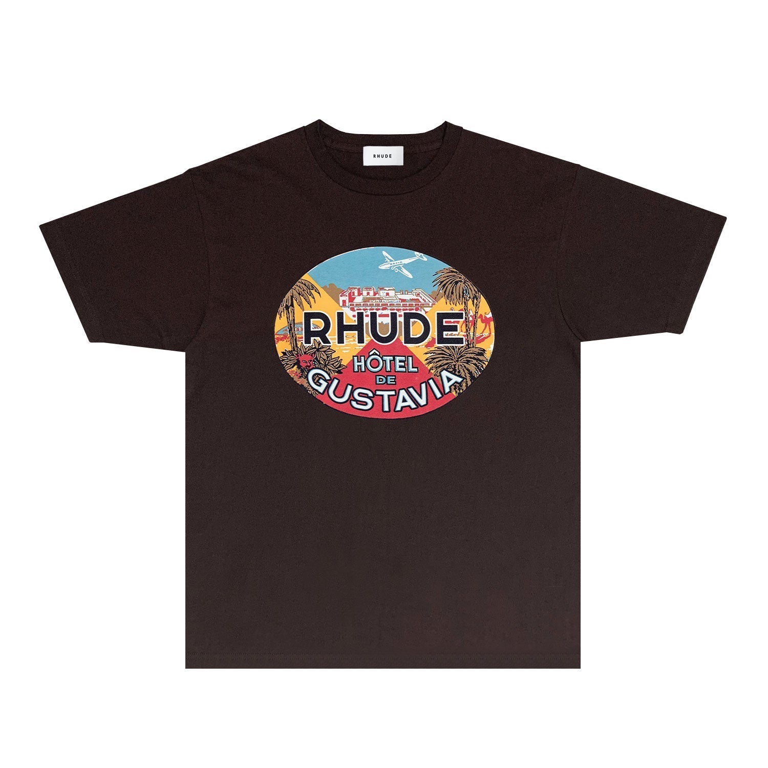 Rhude T Shirts Printed Trendy Pure Cotton