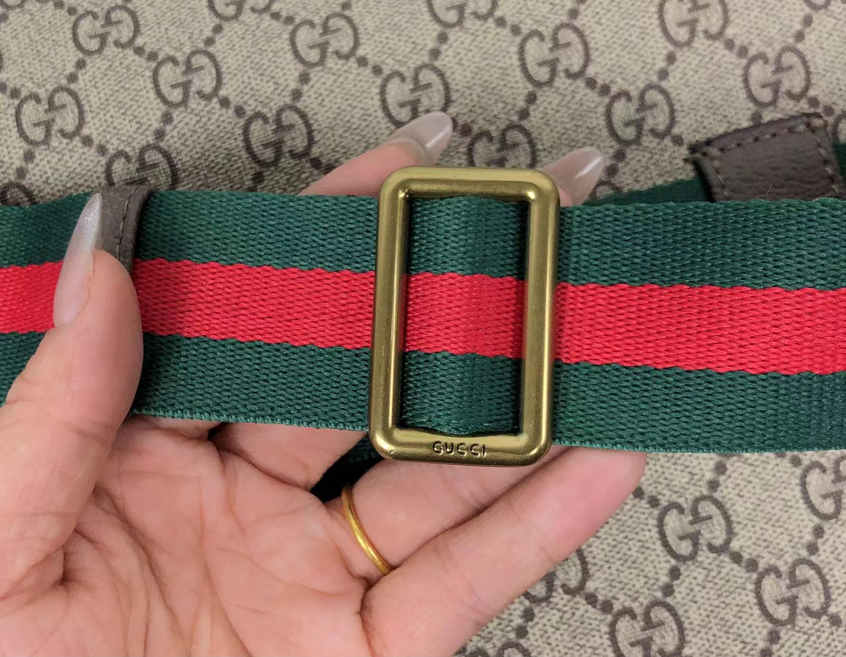 ＧＣＣＩ GG SUPREME NEO VINTAGE THREE LINES CROSS BAG