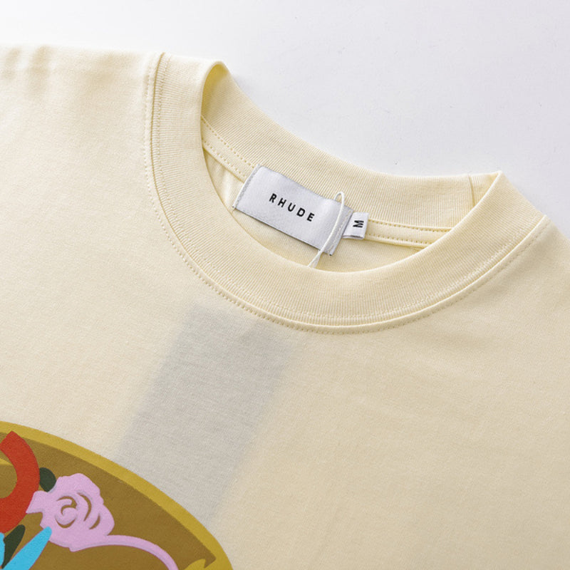 Rhude T Shirt Junior Letter Arrow R Label Short Sleeve T-Shirt