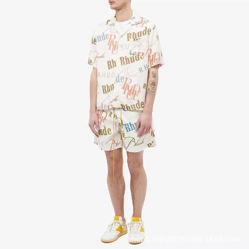 Rhude T Shirt Casual Short Sleeve Shirt