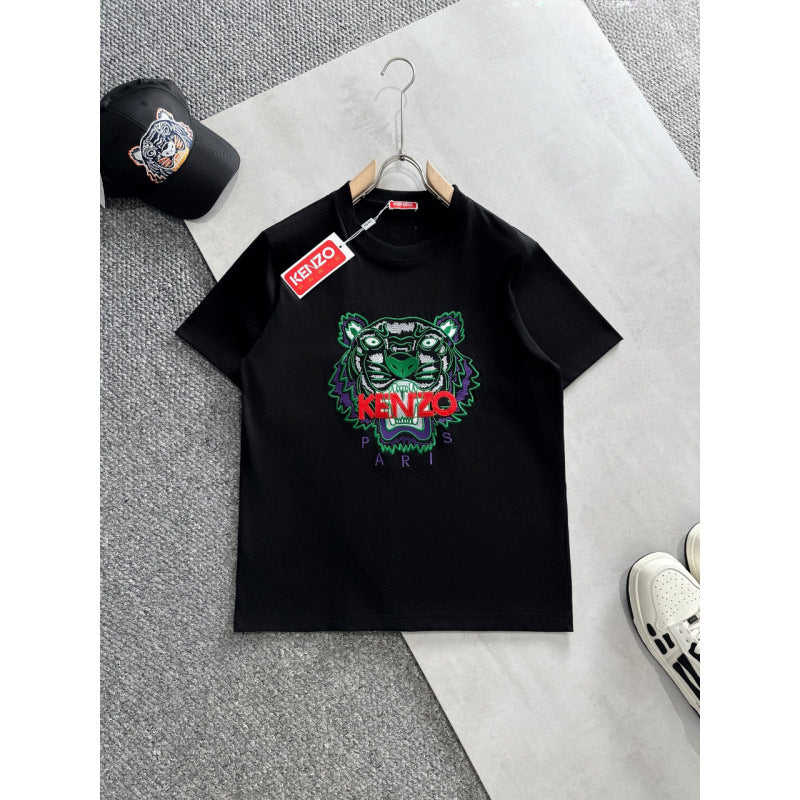 KENZO T Shirt Summer Tiger Head Casual