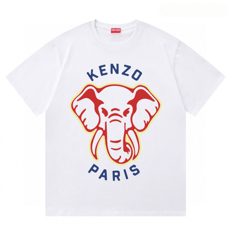 KENZO T Shirt Summer Tiger Head Casual