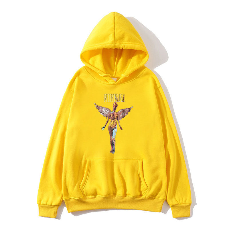 Nirvana Hoodie Ye Distressed Hoodie Sweatshirt Rock Hip Hop Men And Women