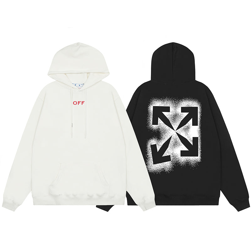 OFF WHITE Hoodie Trendy Street Style Personalized Cotton