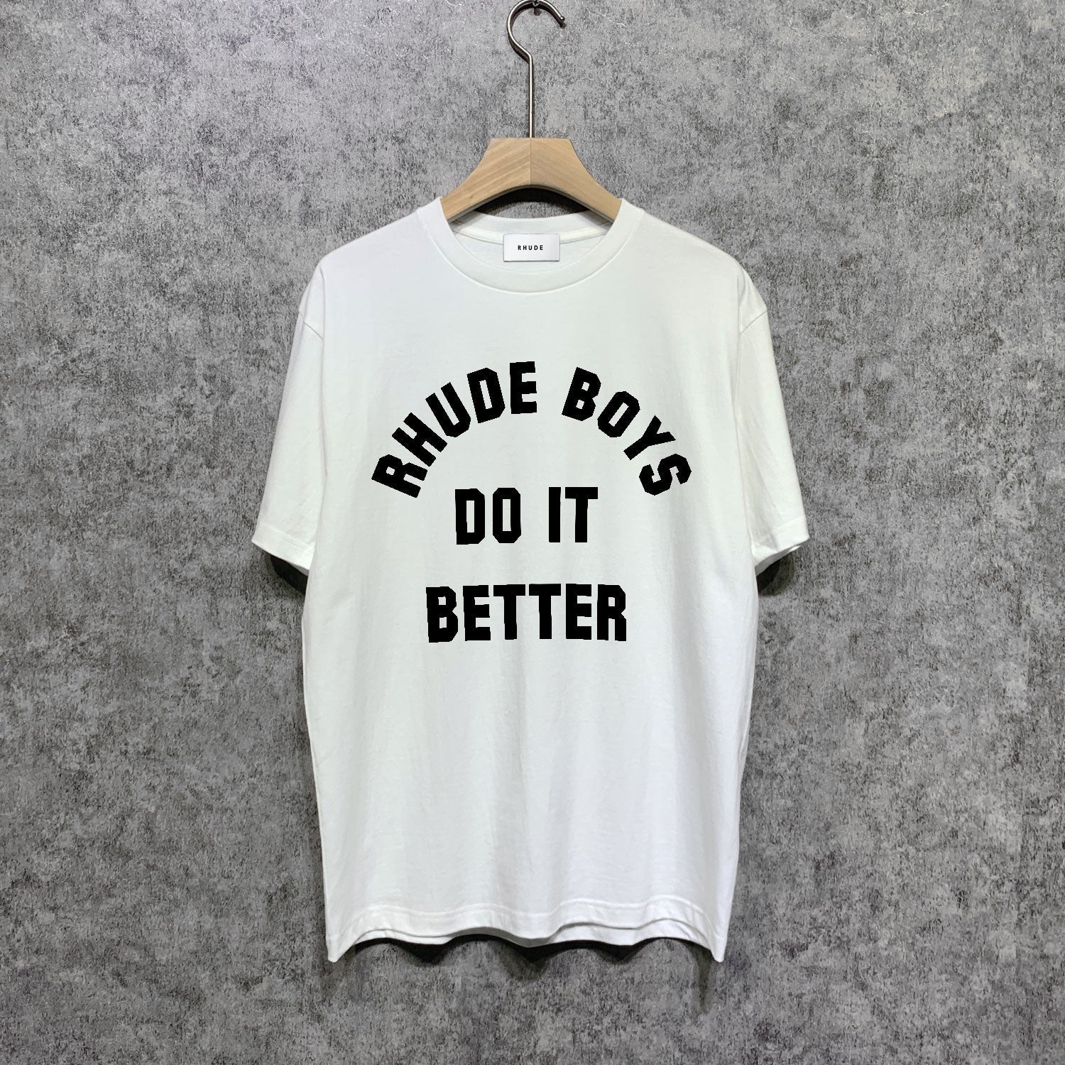 Rhude T Shirts Printed Trendy Pure Cotton