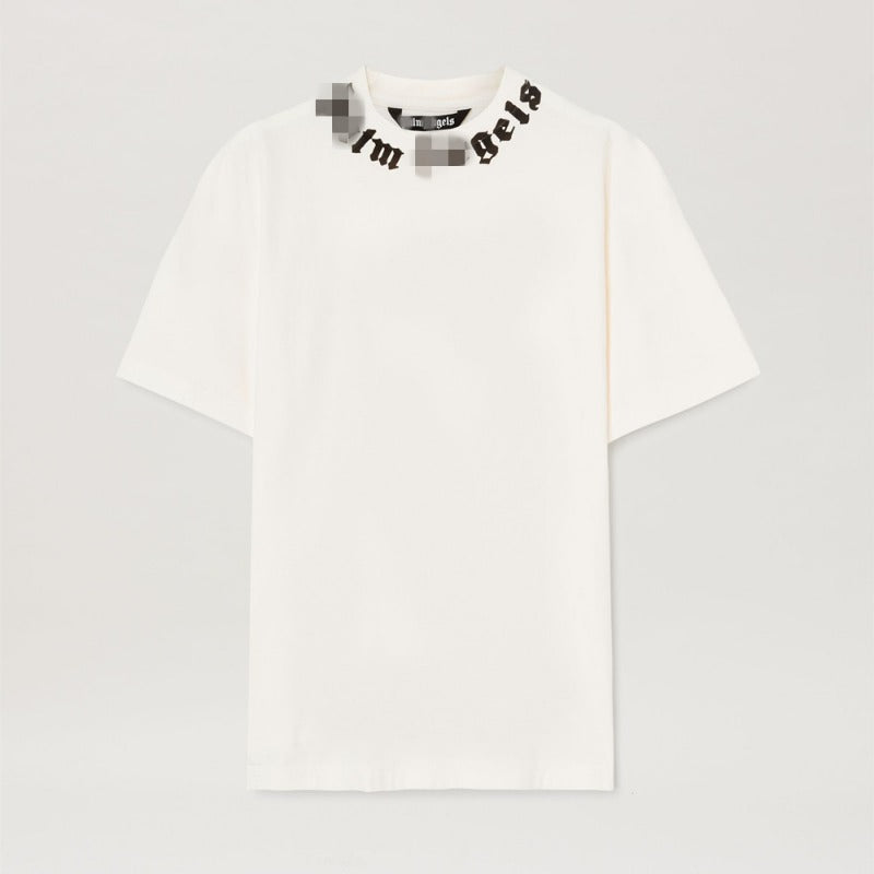 Palm Angels T Shirts Scarf Print Short Sleeve T-Shirt