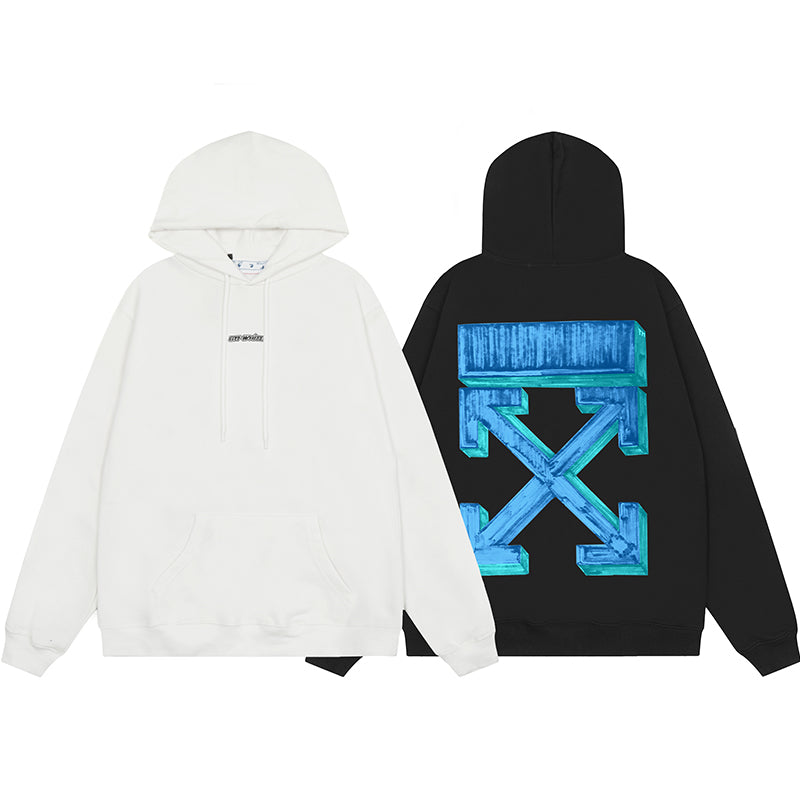 OFF WHITE Hoodie Trendy Street Style Personalized Cotton