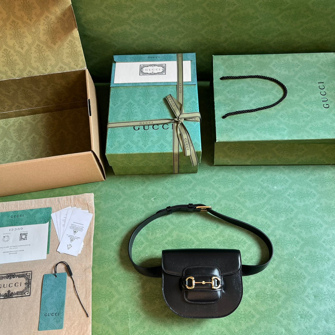 ＧＣＣＩHORSEBIT 1955 SOFT BAG BLACK