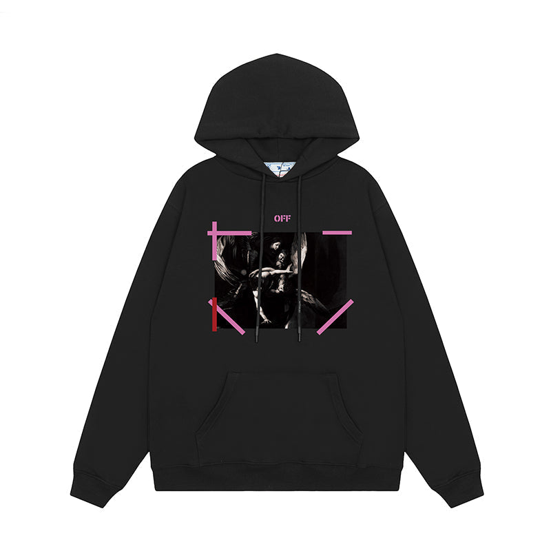 OFF WHITE Hoodie Trendy Street Style Personalized Cotton