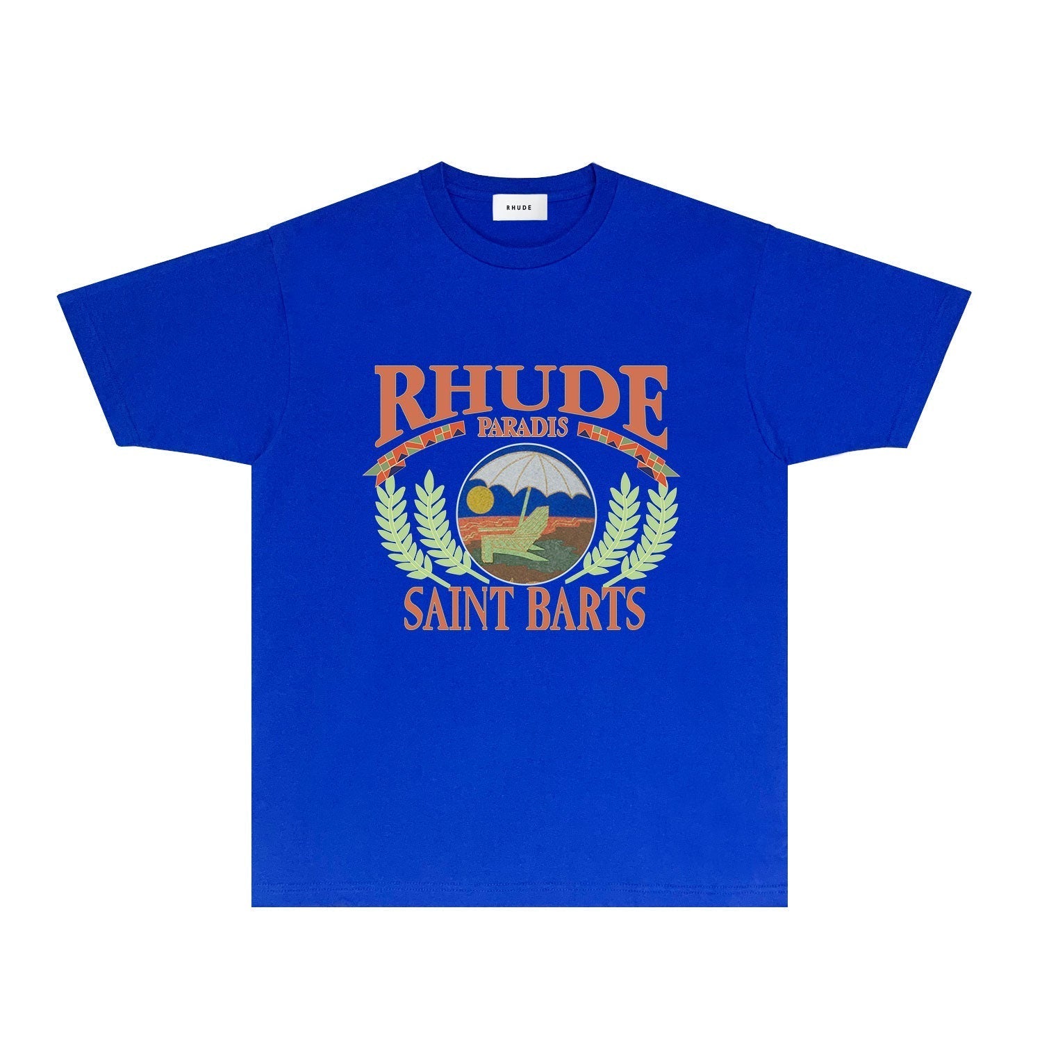 Rhude T Shirts Printed Trendy Pure Cotton