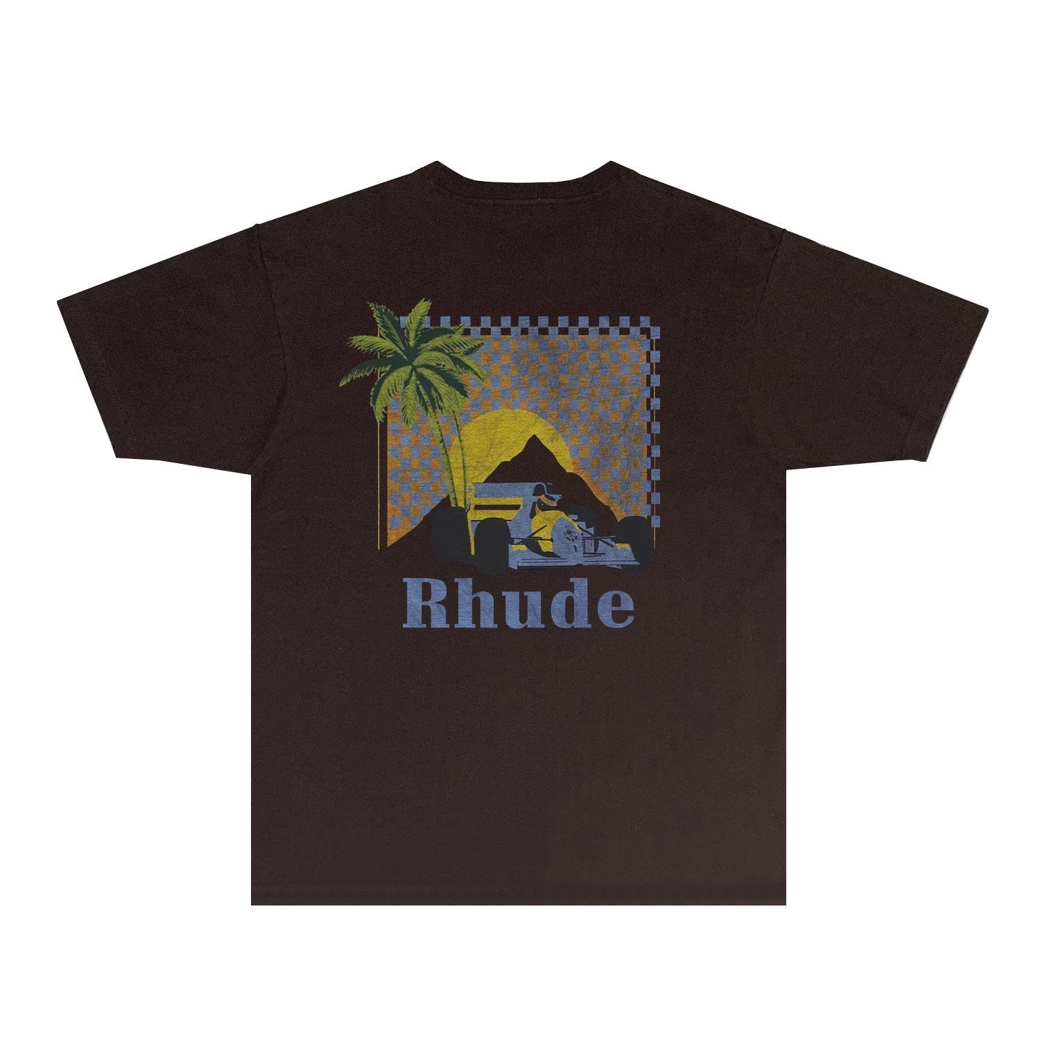 Rhude T Shirts Printed Trendy Pure Cotton