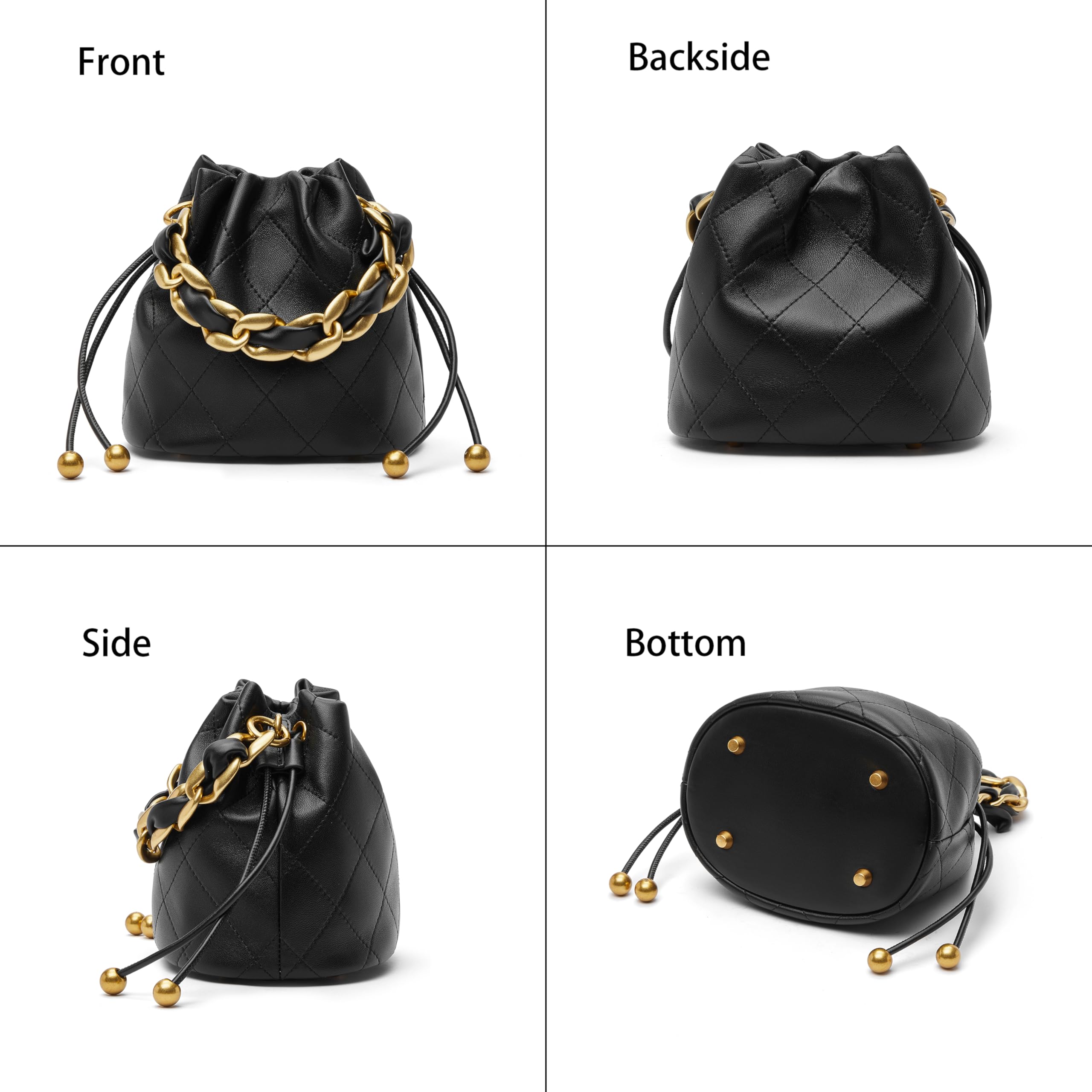 Beaded bags Small Quilted Crossbody Bag for Women